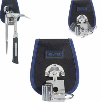 Porte-cl&eacute; d'&eacute;chafaudage et marteau HEYTEC - support &agrave; la ceinture