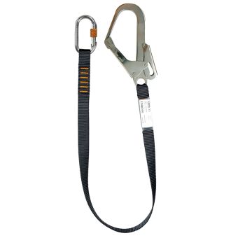 Longe de connexion simple sangle 1,3m équipée de 1xNM16NS + 1xNM28N - NLS13AB 