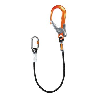 Longe de connexion simple drisse cossée gainée équipée de 1xNM16NS + 1xNM28N - NLDY AC