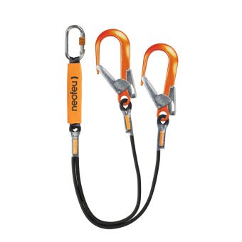 Absorbeur d’énergie avec longe drisse double intégrée et équipée de 1xNM16NS + 2xNM28N - NDYAT-AC