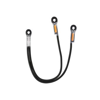 Longe de connexion double drisse cossée gainée sans connecteur NLDY
