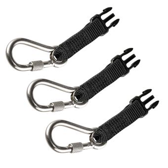 Kit de 3 lanières à mousqueton pour longe de poignet