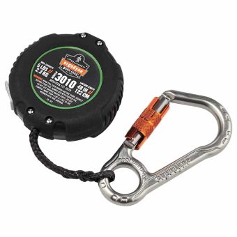 Longe porte-outils anti-chute de ceinture rétractable à enrouleur automatique ERGODYNE 3010