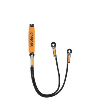 Absorbeur d’énergie avec longe drisse double intégrée sans connecteur - NDYAT