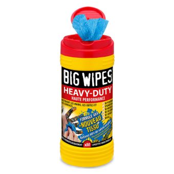 Boîtes de 120 Lingettes Heavy-Duty Big Wipes 4x4