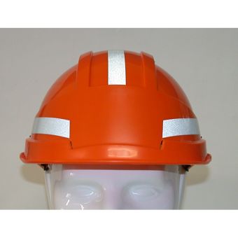 Bande rétro-réfléchissante sur haut de casque AUBOUEIX(240x18mm