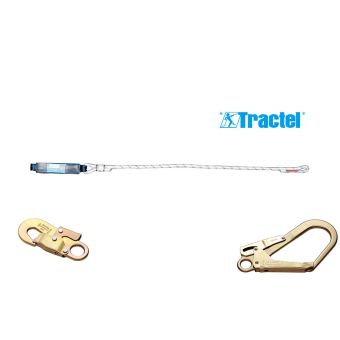 Longe drisse simple avec absorbeur d'énergie - 1 connecteur M41 + 1 connecteur M53 - TRACTEL