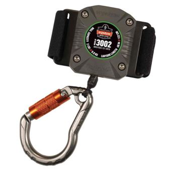Longe porte-outils anti-chute rétractable "boucle de ceinture" à enrouleur automatique ERGODYNE 3002