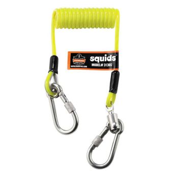 Longe porte-outils spirale 0,9kg / anti-chute HI-VIZ ERGODYNE 3130S