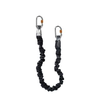 Absorbeur d'énergie avec longe élastique extensible équipée de 2x NM16NS - NLEPAA